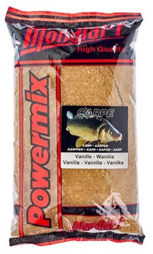 Foto: Mondial f powermix karper lokvoer 1kg vanilla