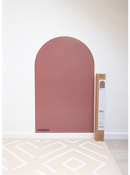 Kinderlybaby - Magnetisch behang poster Muursticker kinderkamer - Clay - 60 x 100 cm