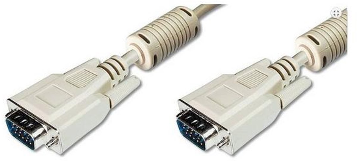 Digitus 3m HD DSUB 15-pin VGA kabel VGA (D-Sub) Beige