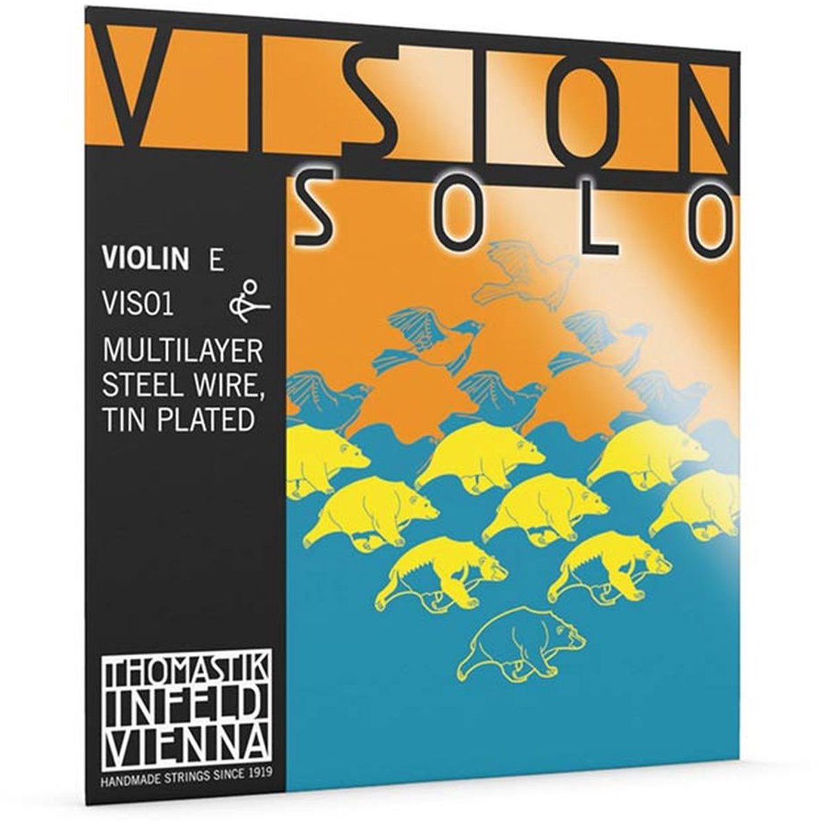 Thomastik Infeld VIS-01 violin string E-1 4/4, carbon steel, tin plated, removable ball end