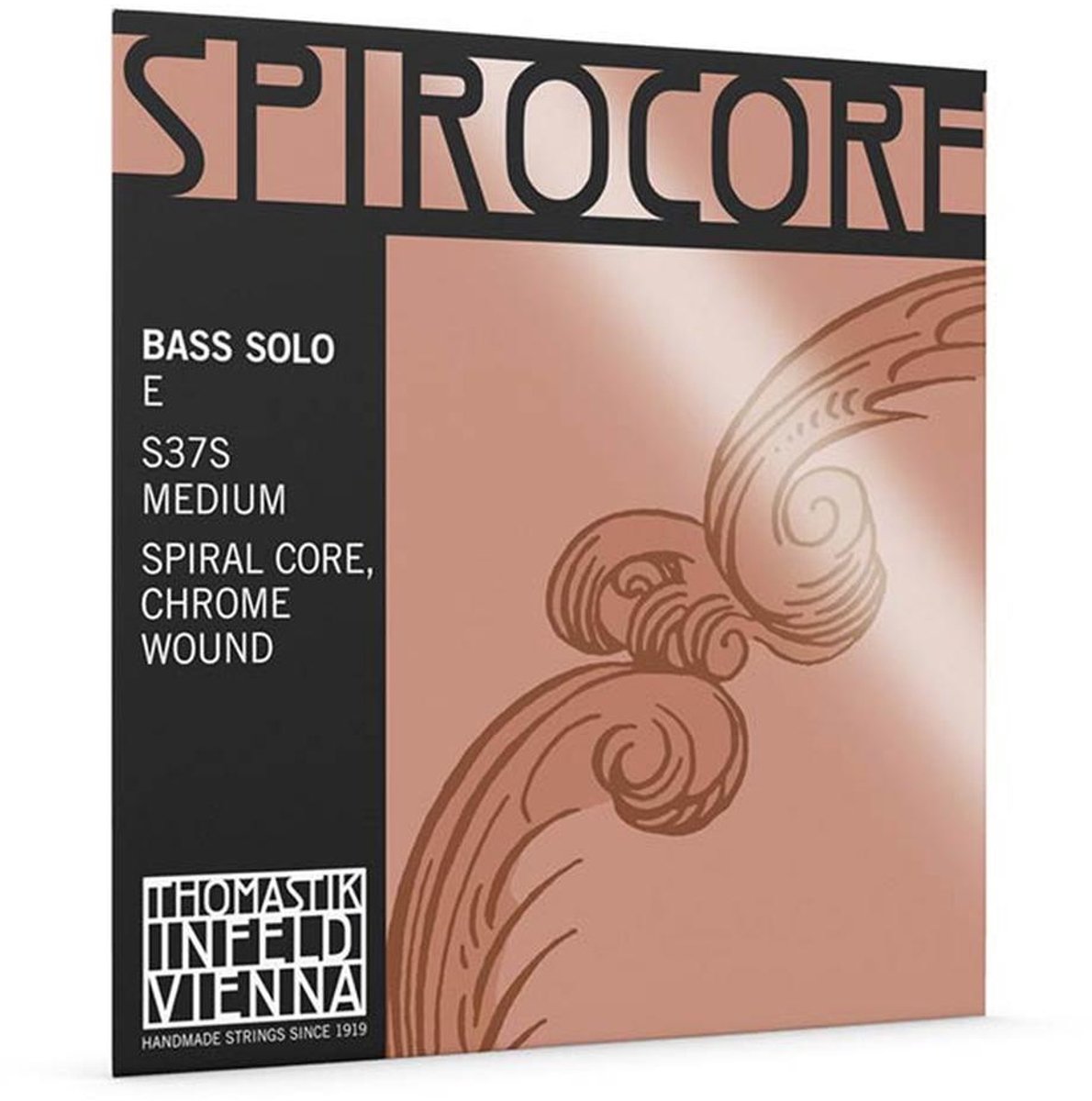 Thomastik Infeld THS-37S double bass string E-2 solo 4/4 (string length 110cm), spiral core, chrome