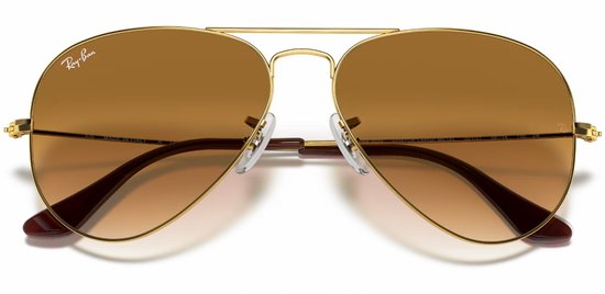 Ray-Ban Aviator Gradient - RB3025 001/51 - Maat 58 - Goud van Merkloos — afbeelding 5