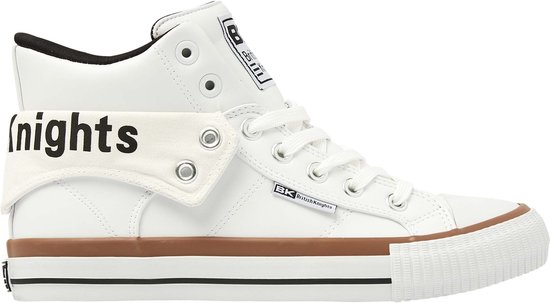 British Knights - Roco Heren Sneakers Hoog - Maat 42 - Wit - Mannen Schoenen