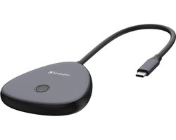 Verbatim 4K Usb-C Draadloze Zender Voor Tv Laptop Snelle Verbinding