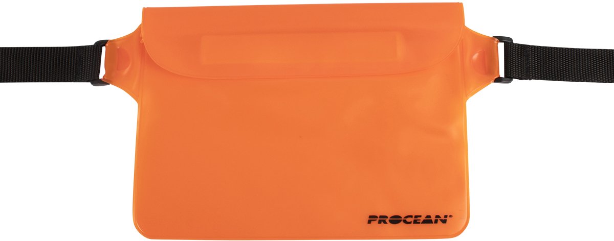 Droogtas | heuptas | Procean | transparant Oranje