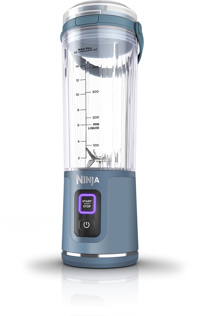 Ninja Blast Blender-To-Go - Draagbare Blender - USB Oplaadbaar - 700 Watt Krachtig Vermogen - Smoothie Maker - Blauw - BC151EUNV – foto 6