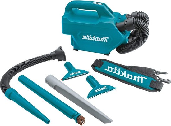 MaxEarn Akku Staubsauger für Makita 18V Batterie, 10500Pa Tragbarer Handstaubsauger, 140W Leistung Auto Staubsauger mit 4 Bürstenkopf, Nass & Trocken Mini Handsauger für Zuhause, Auto (ohne Akku