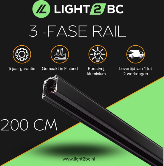 Foto: Paulmann hildor led railspot urail 15 w zwart mat