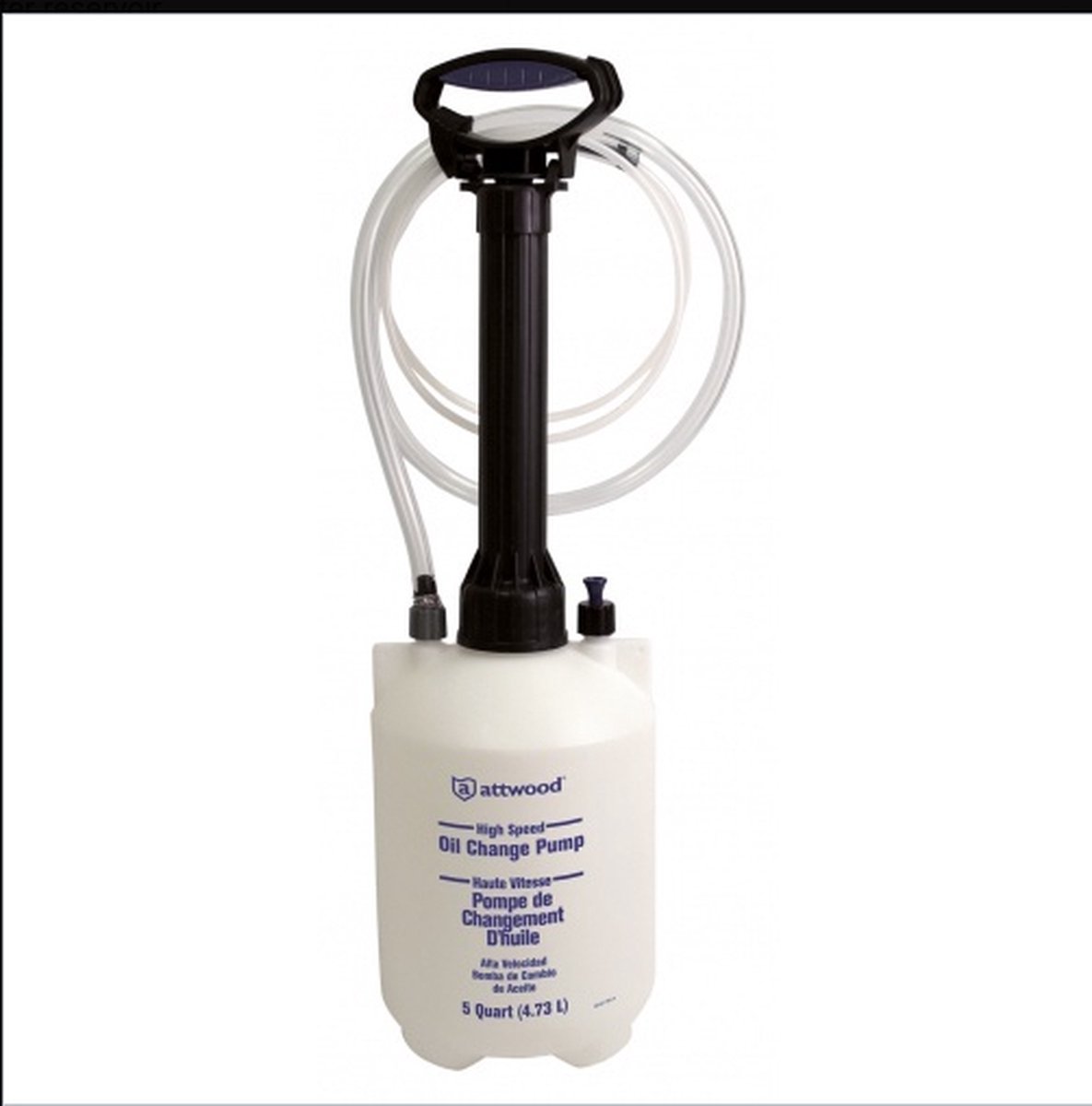 Attwood Oliewisselpomp - 4 liter reservoir - snel en eenvoudig