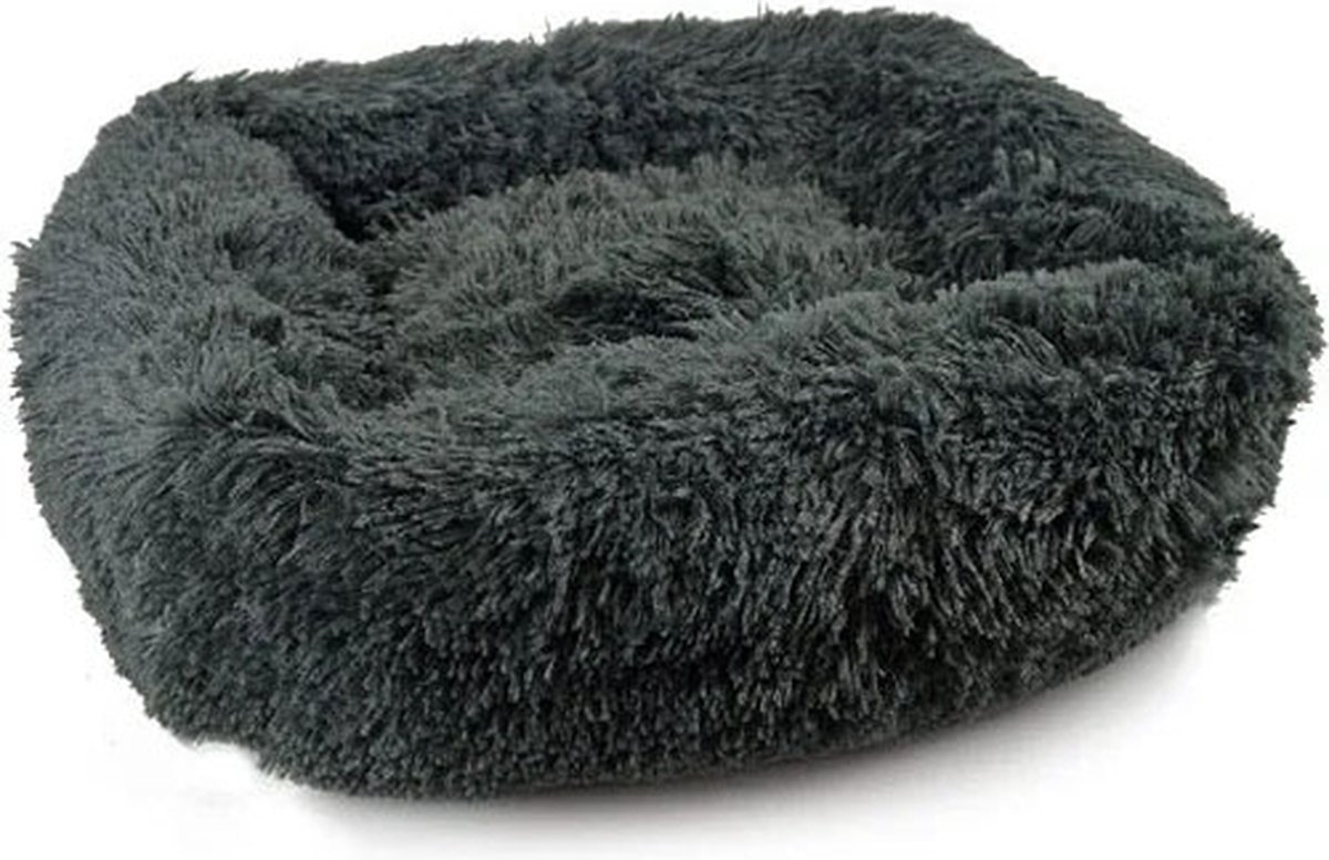 Grizo Softy Bed - Hondemand - Kattenmand - Super Zacht - Kleur: Zwart - Maat M: 70 cm