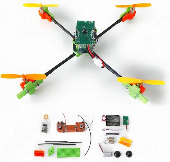 Mini DIY RC Drone Kit, lichtgewicht DIY Montage Op afstand bestuurbare Drone Kit 2.4G Mini Quadcopter Educatief speelgoed voor kinderen Mini DIY RC Drone Kit, lichtgewicht DIY Montage Op afstand bestuurbare Drone Kit 2.4G Mini Quadcopter Educatief speelgoed voor kinderen