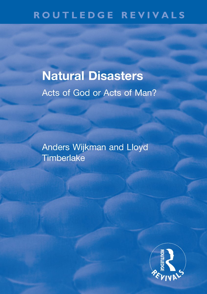 Routledge Revivals- Natural Disasters van Anders Wijkman