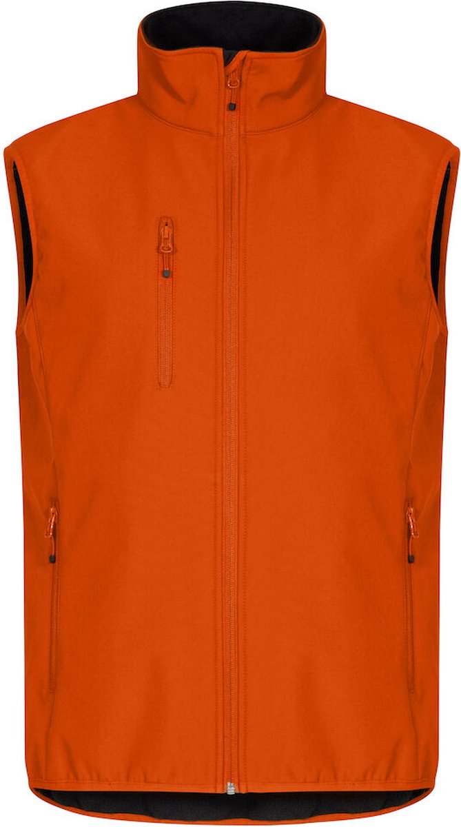 Clique Classic Softshell Vest 0200911 - Diep Oranje - XS