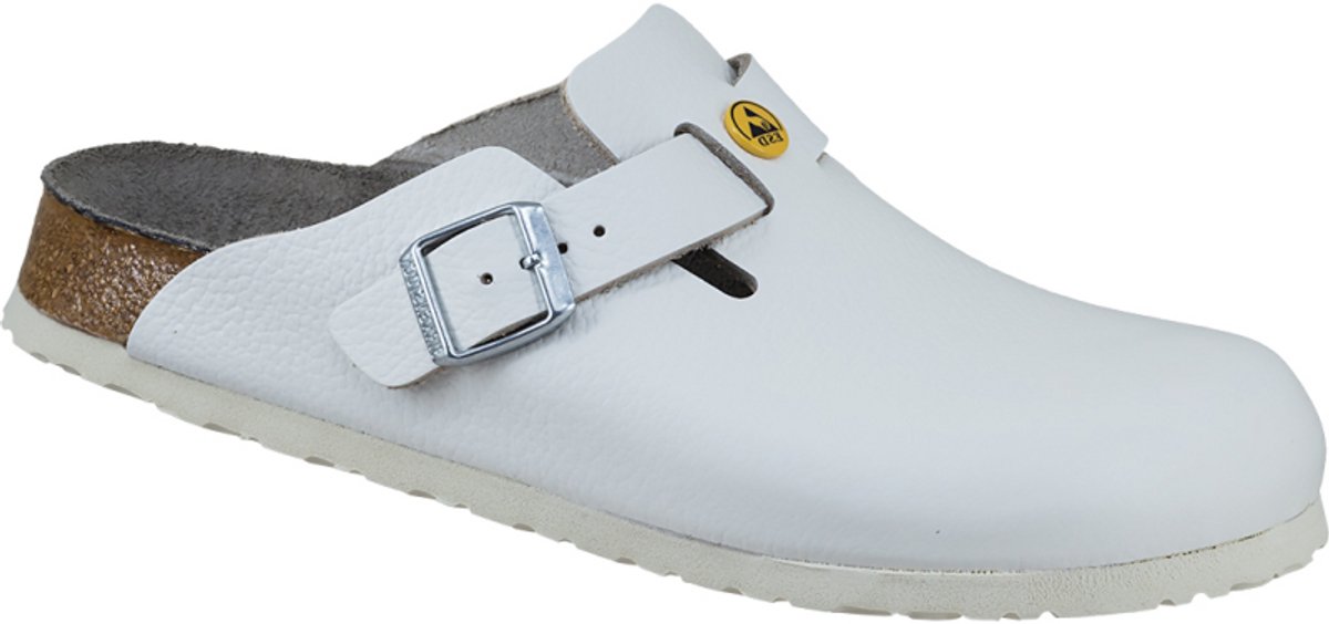 Birkenstock Dames Muil Boston ESD 54263 Wit