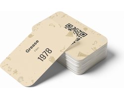 Films en Series - QR Music Cards - 150 unieke muziek hits - Muziekspel - Kaartspel - Uitbreiding Films en Series - QR Music Cards - 150 unieke muziek hits - Muziekspel - Kaartspel - Uitbreiding