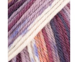 DROPS Fiesta Long Print - 15 paarse regen - Wol Garen