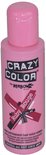 Roze flesje Crazy Color Ruby Rouge haarverf 100ml.
