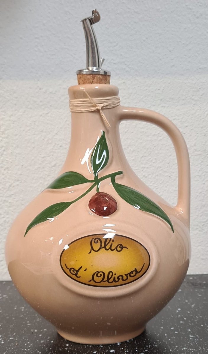 Olijfolie kannetje - Italiaans keramiek
