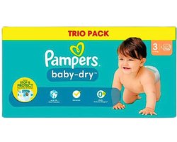 Pampers Baby-Dry luiers - Maat 3 (6-10kg) - 156 luiers