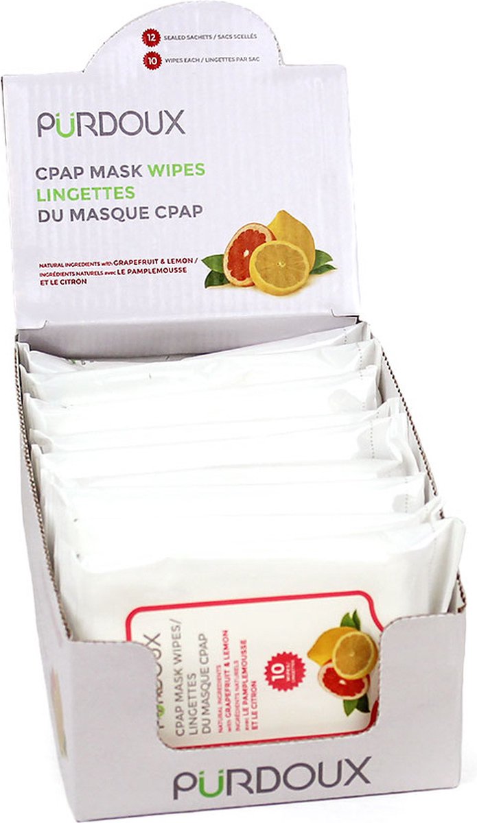 Pürdoux CPAP Masker Doekjes Reisverpakking