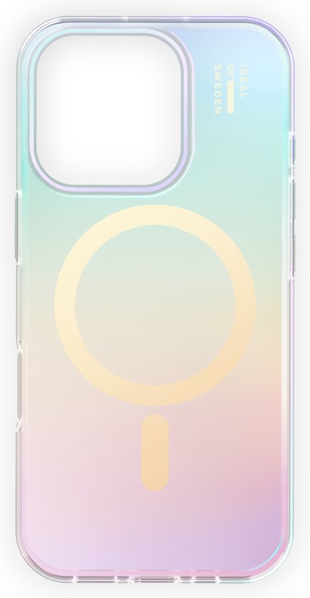 iDeal of Sweden Clear Case Mid MagSafe geschikt voor Apple iPhone 16 Pro Shimmer