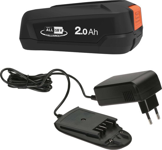 GARDENA 18V POWER FOR ALL Snellader en 2.0Ah P4A Accu Starter Kit voor Tuingereedschap