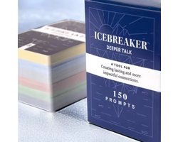 Kaartspel Icebreaker – 150 Vragen – Leer Elkaar Beter Kennen – Eerste Date & Gezelschapsspel - A2.5