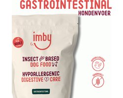 Imby Gastrointestinal hondenvoer - 8kg - 100% natuurlijke hondenbrokken - insecteneiwit - hypoallergeen - graanvrij - hondenvoeding