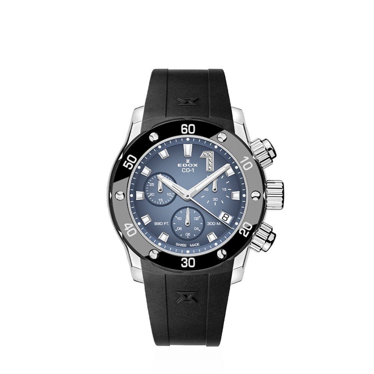 Edox - 10255 3CA BUIDN - Polshorloge - Dames - Kwarts - CO-1 Chronolady