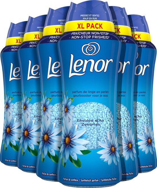 Lenor Geurbooster Zeebries - Wasparfum - 6 x 495g