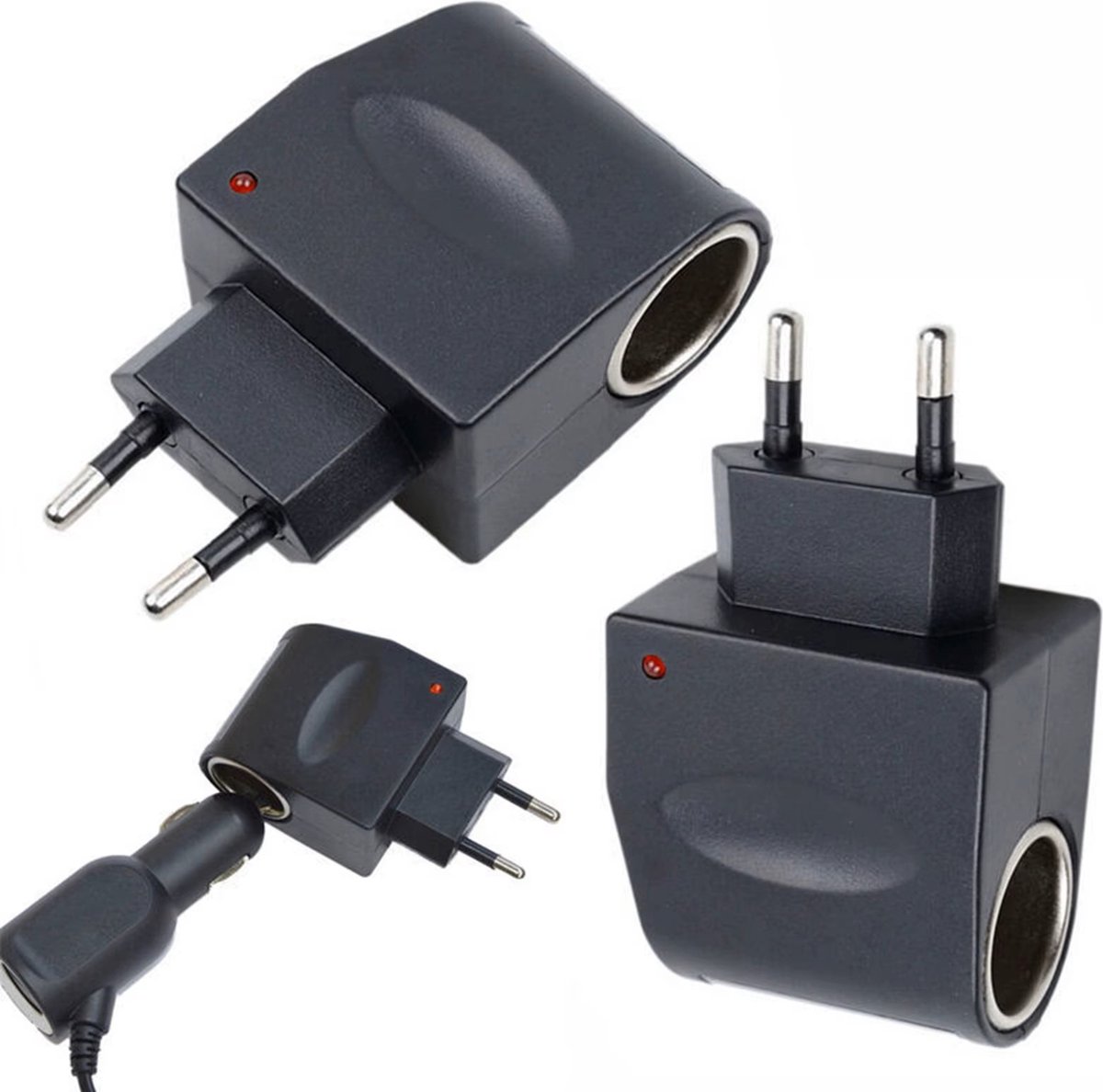 PiSFAU Power Converter 150W 12V DC naar 110V AC Autostekker Adapter met Dual USB 3.1A Laptop Autolader Zwart (MT-MX150 PiSFAU Power Converter 150W 12V DC naar 110V AC Autostekker Adapter met Dual USB 3.1A Laptop Autolader Zwart (MT-MX150
