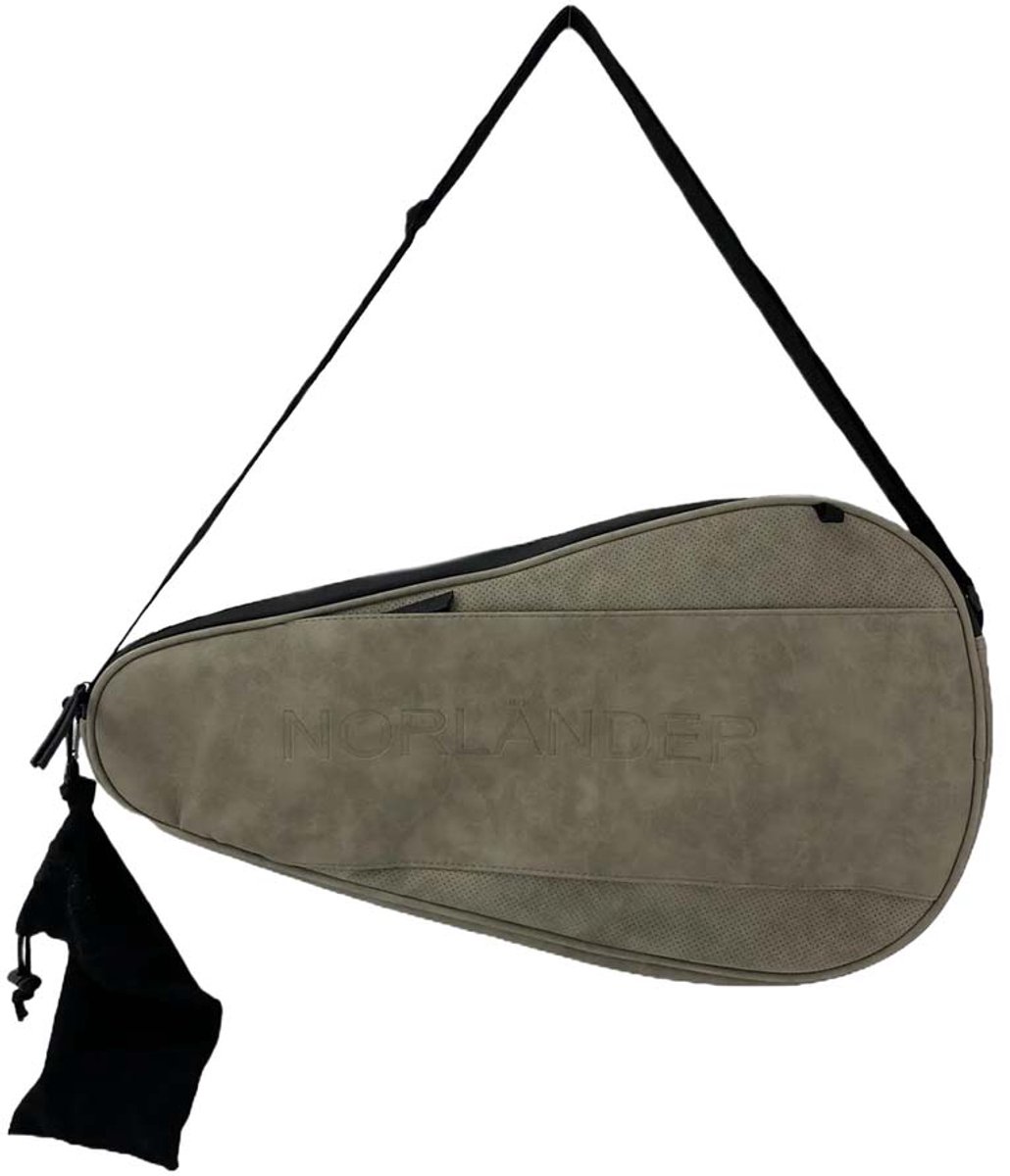 Norlander Nubuck Padel Racket Draagtas - 7 Liter - Taupe