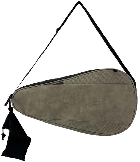 Norlander Nubuck Padel Racket Draagtas - 7 Liter - Taupe