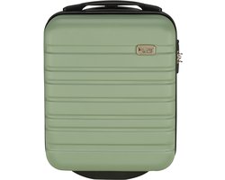 Princess Traveller Singapore - Underseater - Handbagage koffer geschikt voor oa Transavia, TUI, Vueling & WizzAir - Sage - ABS - 40x30x20cm - 19 liter