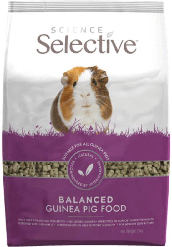 Supreme Science Selective Cavia - 4 x 1,5 kg - Voordeelverpakking