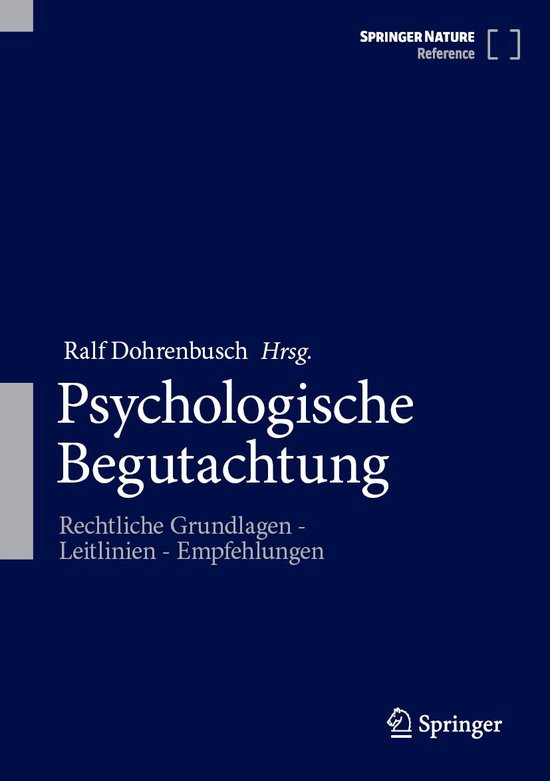 Psychology (German Language) - Psychologische Begutachtung - cover