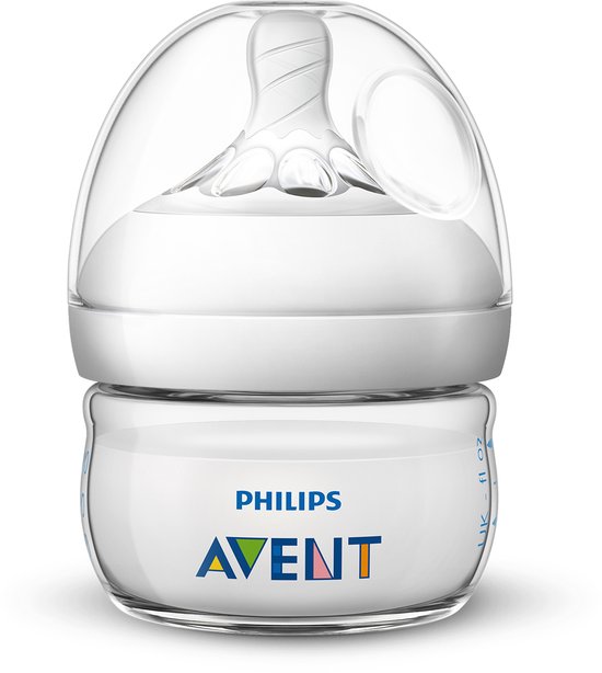 Philips Avent Natural babyfles - langzame flow - 60ml - SCF039/17 van Merkloos — afbeelding 2