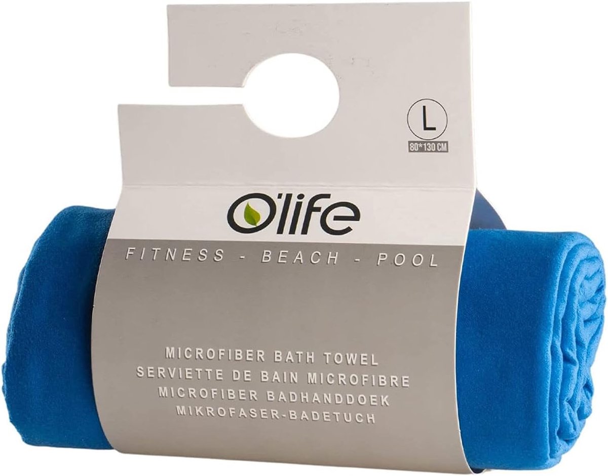 O’Life Serviette en Microfibre - Serviette de Bain Douce, Absorbante et à Séchage Rapide pour la Plage, la Salle de Sport, le Yoga et la Natation