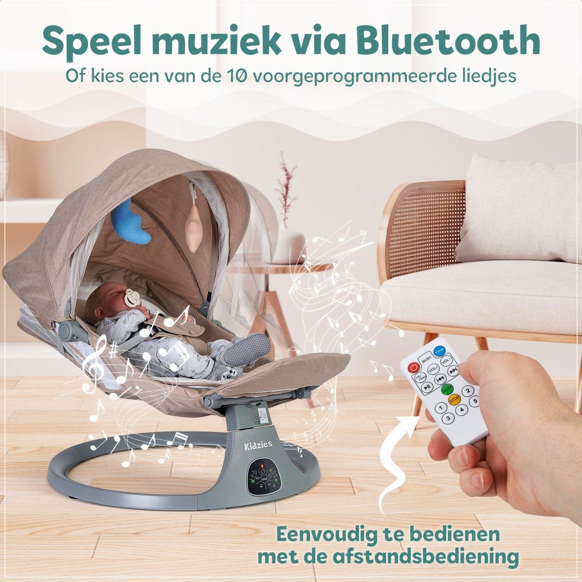 Wipstoeltje met muziek - Meubels kopen? | Korting tot 50