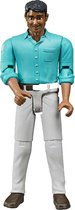 BRUDER 60003 - Bworld figuur man met witte broek - Speelfiguur