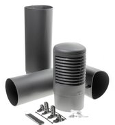 Gaine de ventilation Ross T177 160 mm Gris foncé