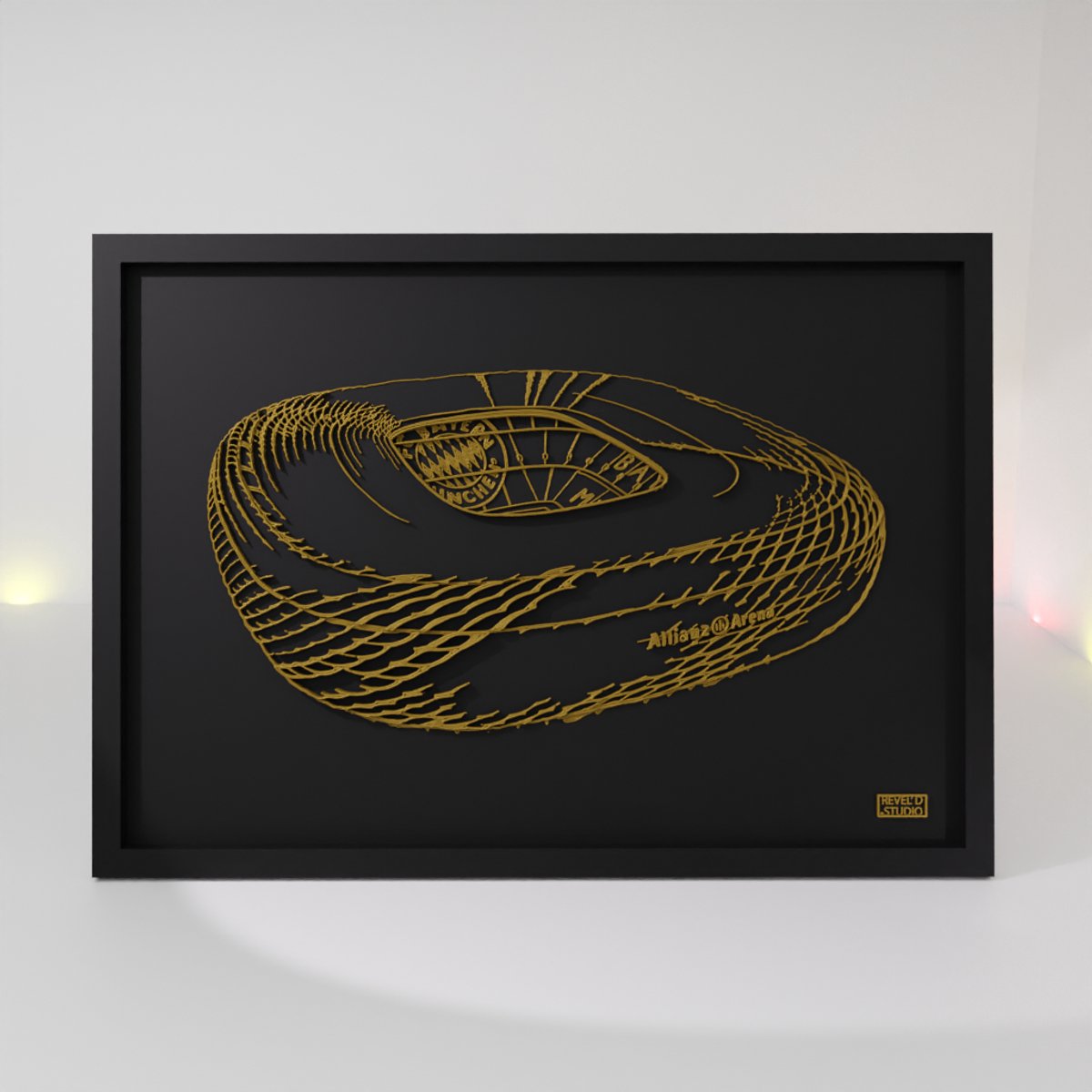Allianz Arena - Bayern München (DE – Bundesliga) – Fotolijst (3D-Print)