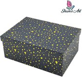 Coffrets de Luxe avec couvercle - NOIR - 31*23*13,5 cm - Coffret cadeau - Coffret cadeau