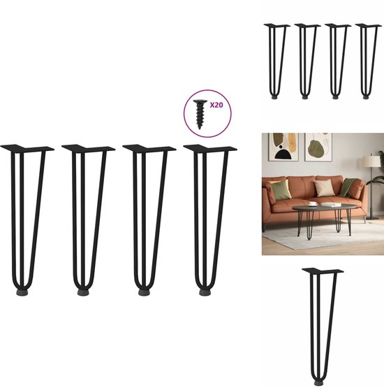 Blumfeldt Ayr Table Legs tafelpoten 82 x 72 cm metaal 82x72