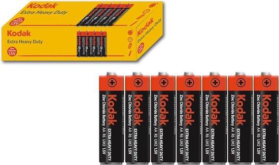 Kodak AA Batterijen Extra Heavy Duty - 60 stuks - AA | bol.com