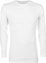 Claesen's Heren Lange mouw t-shirt - White - Maat L