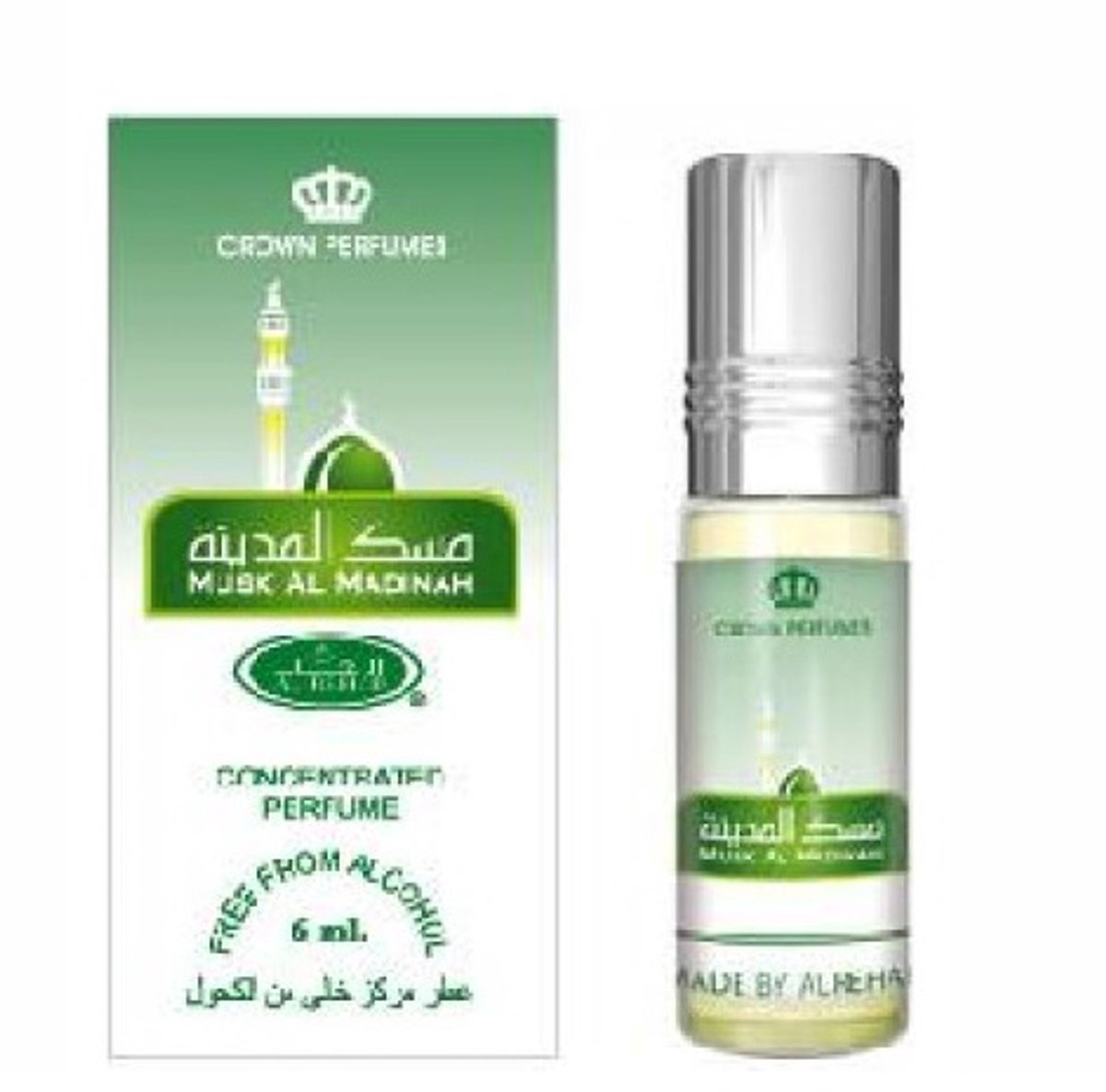 6-pack Musk al madinah 6ml - Al rehab parfumolie attar roll on