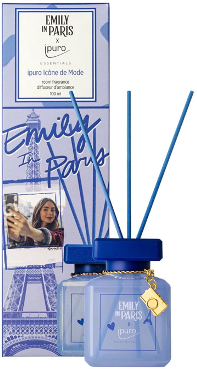 Ipuro Essentials EMILY IN PARIS Icône de Mode 100ml - Geurstokjes