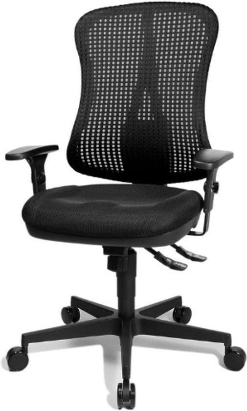 Topstar Head Point Sy P4 - Sedia Ergonomica Da Ufficio In Nero Con Braccioli Regolabili E Supporto Lombare - 3