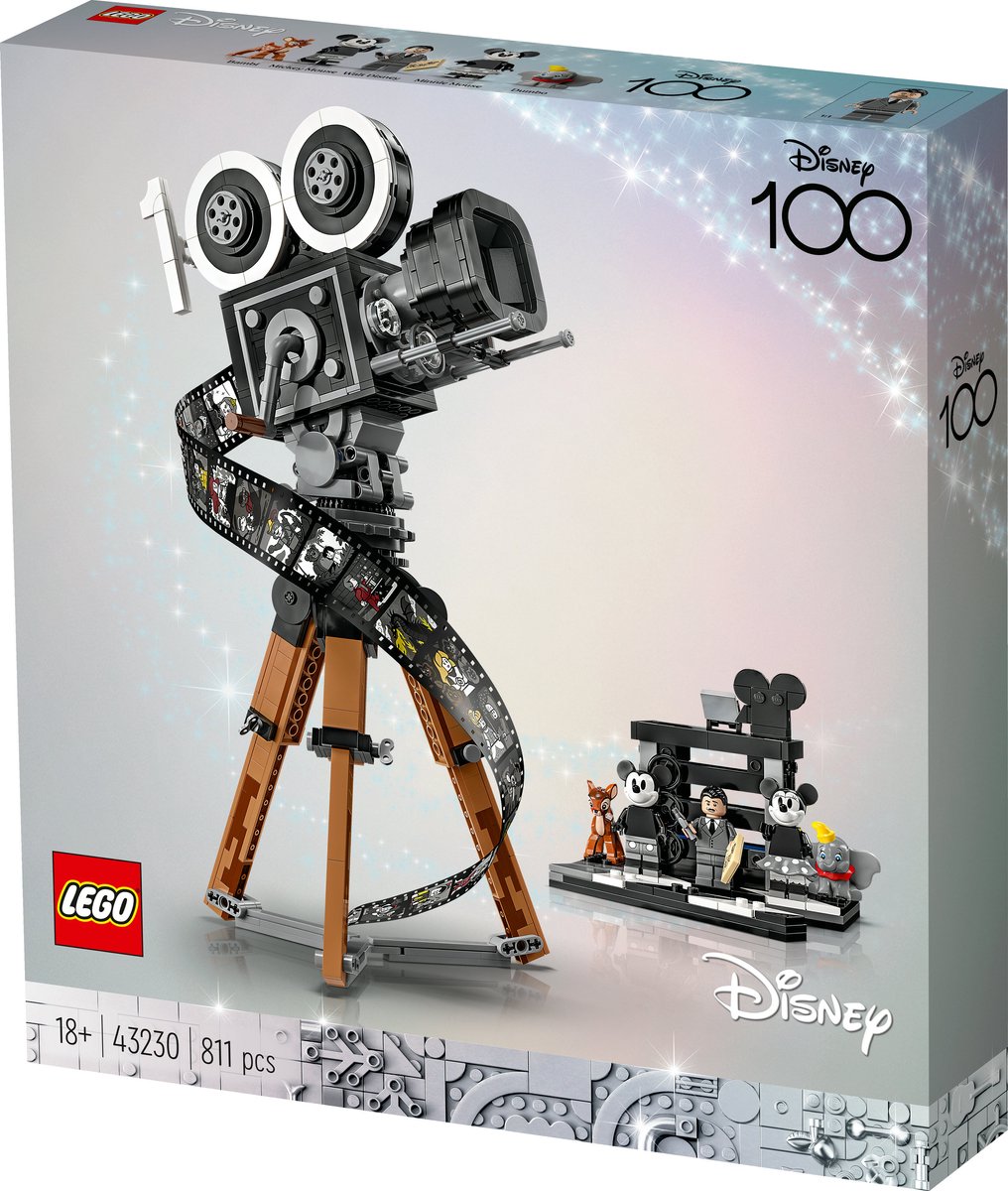 LEGO Disney Walt Disney eerbetoon – camera 100ste Verjaardag Set voor Volwassenen - 43230 — afbeelding 12